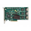 Broadcom 9650SE-24M8, Serial ATA II, PCI Express x8, 0,1,5,6,10,50,JBOD, 512 MB, DDR2, 533 MHz