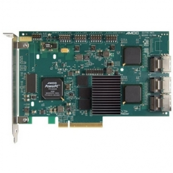 LSI 3ware 9650SE, Serial ATA II, PCI Express x8, Half-height (low-profile), 0, 1, 5, 6, 10, 50, JBOD, 256 MB, DDR2