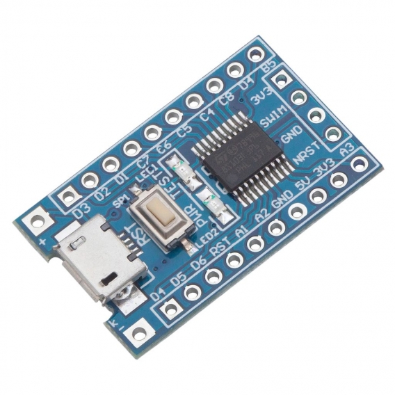 AZ-Delivery Mikrocontroller ARM STM8S103F3P6 8-Bit Minimum System Mikrocontroller Development Board Modul für STM8S Programmieru