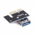 Pyzl USB3.0-Grafikkarten-Riserkarte PCI-E 1X bis 16X-Mining-Erweiterungsadapter
