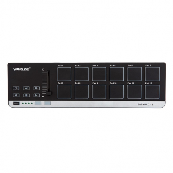 Worlde EasyPad.12 Portable Mini USB 12 Drum Pad MIDI Controller