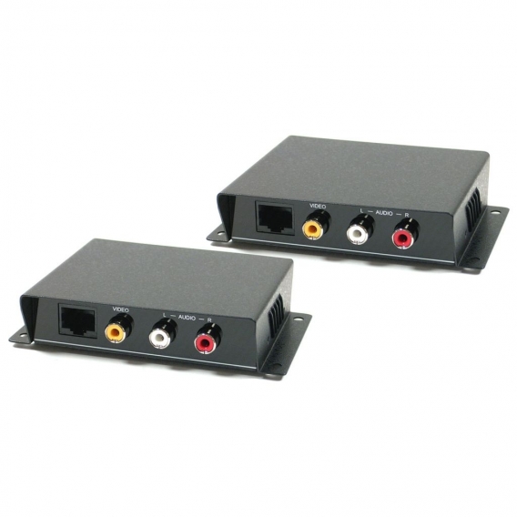 BeMatik - Extender UTP Audio-und Composite-Video-Sender und Empfänger Cat.5 CE01A