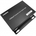 BeMatik - HDMI Extender UltraHD 4K 2K FullHD 1080p Cat.5e Cat.6 Kompatibel mit HDBaseT HDBT POC 100m - Empfänger