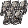 AZ-Delivery Mikrocontroller NodeMCU Lua Lolin V3 Module ESP8266 ESP-12F WIFI Wifi Development Board mit CH340, 5x Lolin V3