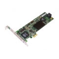 LSI Logic 9650SE-2LP SATA-Controller - Serial ATA/300 - PCI Express x1 - Low Profile - Plug-in-Karte - RAID-Unterstützung - 0, 1