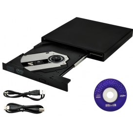 More about Externes DVD Laufwerk CD Brenner USB 2.0 Win Mac Linux Lesen-Schreiben 24x/8x  6291