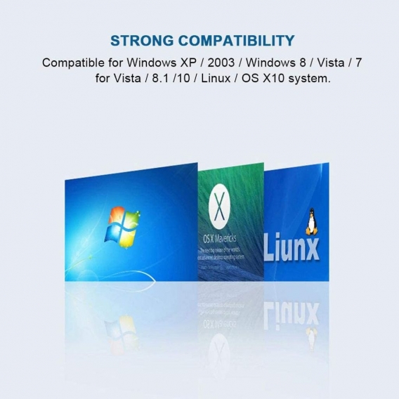USB-DVD-Laufwerk, externer DVD-Brenner, USB 2.0, für Laptop, Desktop, kompatibel mit Windows XP/2003/Windows 8/Vista/7/8.1/10/OS