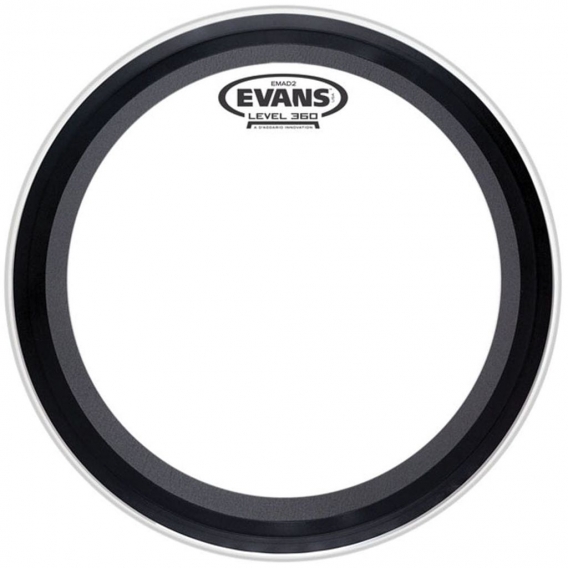 Evans BD18EMAD2 EMAD2 Clear 18-inch bass drumhead