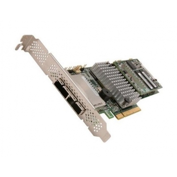 Intel RS25SB008, SAS, SATA, Serial ATA II, PCI Express x8, 6 Gbit/s, Low Profile MD2 Card, Oben, 1024 MB