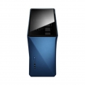 Fractal Design Era ITX - Midi Tower - PC - Aluminium - Stahl - Gehärtetes Glas - Blau - ITX - 12 cm