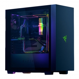 More about RAZER Tomahawk ATX MidTower Gaming Chassis Dual Side Tempered Glass Revolving Doors Ventilated Top Chroma RGB Underglow Lighting