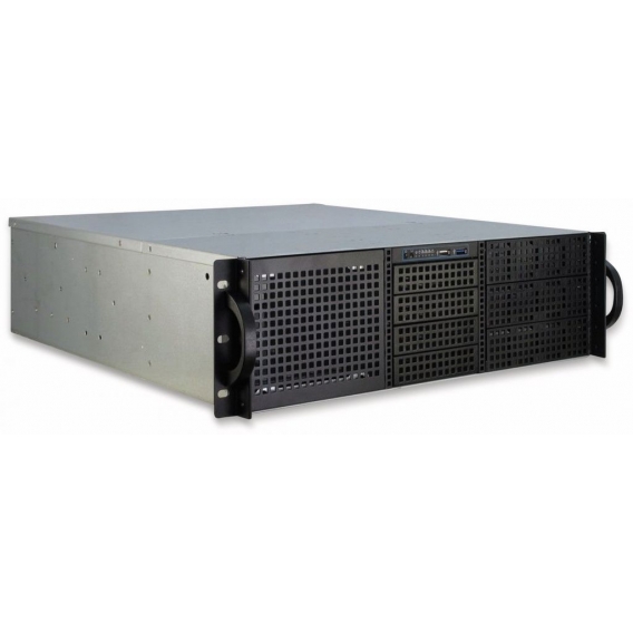 Inter-Tech 3U-30248 - Rack - Server - Stahl - Schwarz - Edelstahl - ATX,CEB,EATX,Micro ATX,Mini-ATX,Mini-ITX - 3U