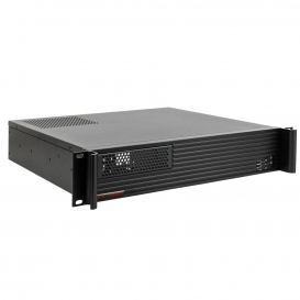 More about RackMatic - Server Gehäuse Chassis Rack 19" IPC mini-ITX micro-ATX 2HE 1x5.25" 5x3.5" Tiefe 400mm