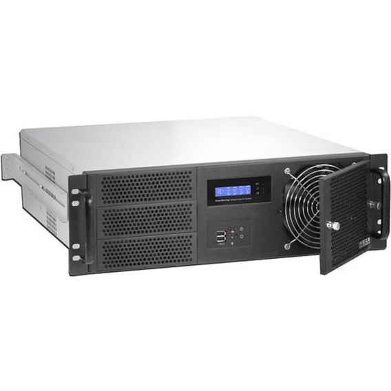 RealPower RPS19-G3380 3HE - Server Gehäuse - schwarz