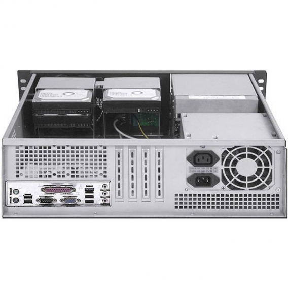 RealPower RPS19-G3380 3HE - Server Gehäuse - schwarz