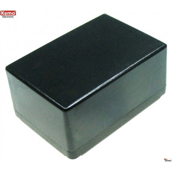Kemo Kunststoffgehäuse, , G027N, 72x50x35 mm, Thermoplast/PS, schwarz