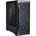 Zalman Z8 MS ATX Mid Tower PC Case, ARGB fan x3, Mesh Midi Tower Nero  ZALMAN Colore del prodotto: Nero, Tipo: PC, Fattore di fo