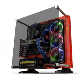 More about Thermaltake Core P3 TG - Midi Tower - PC - Stahl - Gehärtetes Glas - Schwarz - Rot - Transparent - A