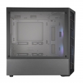 Cooler Master MasterBox MB320L ARGB - Mini Tower - PC - Netz - Kunststoff - Gehärtetes Glas - Schwar Cooler Master