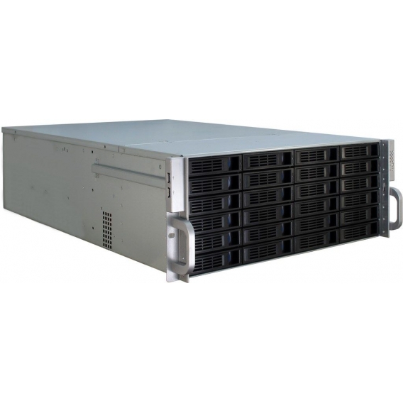 Inter-Tech 4U-4424 - Rack - Server - Metall - Schwarz - Silber - ATX,EATX,EEB,Mini-ITX,uATX - 4U
