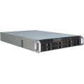 Inter-Tech IPC 2U-2408 - Rack - Server - Stahl - Schwarz - Edelstahl - ATX,EATX,EEB - Festplatte - Netzwerk - Leistung