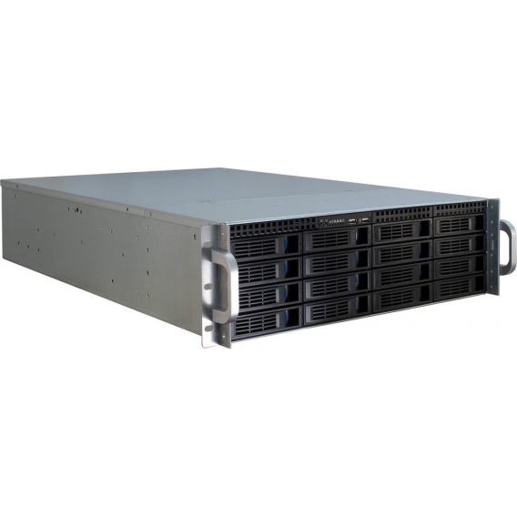 Inter-Tech 3U-3416 - Rack - Server - Stahl - Schwarz - ATX,EATX,EEB,Mini-ITX - Festplatte - Netzwerk - Leistung - Temperatur