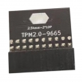 Tpm2.0-Modulformteil Black Metal Lpc 20-1Pin 20-Pin-Schutzmodul, Motherboard-Modul für Tpm-L R2.0, für Gigabyte Gc-Tpm2.0