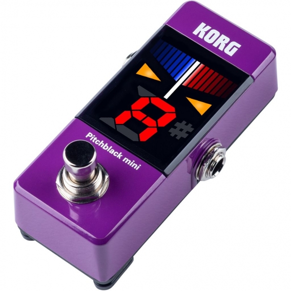 Korg PB-MINI-PU Pitchblack Mini Purple Stage Tuner (Purple)