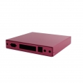 CASE1D4REDU - Gehäuse für die APU4 Board Serie, 4x LAN, 2x USB, rot
