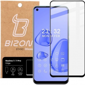 More about Bizon Displayschutz Gehärtetes Glas Bizon Glass Edge für Realme 7 / 7 Pro, Schwarz