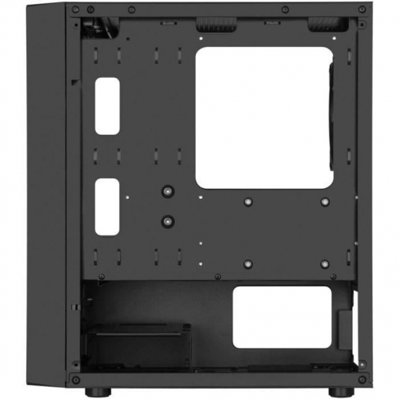 ABKONCORE C200M Schwarz - Box ohne Netzteil - Miniturm - M-ATX-Format