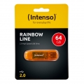 Intenso USB  Rainbow Line - 64 GB – Orange