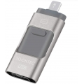 SOONTEC 128 GB Memory Stick, 3.0 USB-Stick, 3 in 1 für MICRO USB/PC/iPhone Speichererweiterung für Smartphone