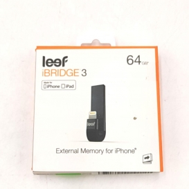 More about Leef iBridge 3 Mobile Speicher 64 GB Stick für iOS schwarz - neu