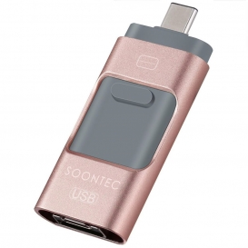 More about SOONTEC 64GB ROSE 3.0 USB-Stick Memory Stick 3 in1 USB-C/PC/iPhone