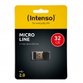 Intenso 32GB Micro Line, 32 GB, USB 2.0, Kappe, 20 x 15 x 7 mm