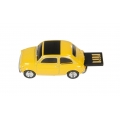GENIE Autodrive Fiat 500 32GB USB Stick Auto Gelb Speicherstick Flash Drive