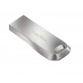 SanDisk Ultra Luxe 128GB USB Flash Drive USB 3.1 up to 150 MB/s, SDCZ74-128G-G46, mit schwarzen Schlüsselband