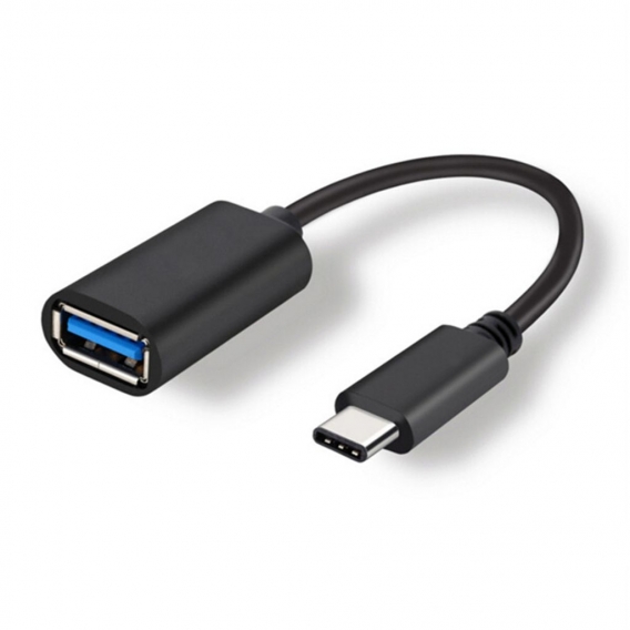 USB 3.1 Typ-C OTG SCHWARZ USB-A Adapter USB Stecker Converter Type C für Bluboo S1