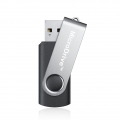 64GB USB 2.0 Stick Flash USB Drive Swivel USB Flashdrive Speicherstick Memorystick Farbe: Schwarz