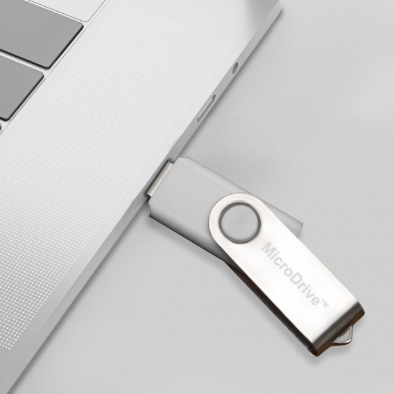 64GB USB 2.0 Stick Flash USB Drive Swivel USB Flashdrive Speicherstick Memorystick Farbe: Weiß