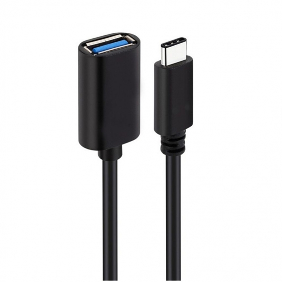 USB 3.1 Typ-C OTG SCHWARZ USB-A Adapter USB Stecker Converter Type C für Coolpad Cool S1