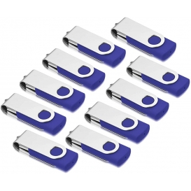 More about Pyzl USB Sticks 16GB 10 Stück. USB 2.0 16GB 10 Stück 360 Grad USB Stick High Speed Datenspeicher Memory Stick (Blau)