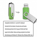 EASTBULL 10 stück 512MB USB Stick 2.0 Transmemory Memory Stick, Mehrfarbig