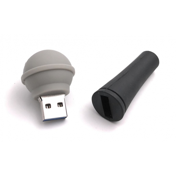 Onwomania Mikrofon Mic Microphon grau USB Stick USB Flash Drive 8GB Usb 3.0