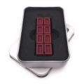 Onwomania Milchschokolade Schokolade USB Stick in Alu Geschenkbox 16 GB USB 2.0