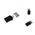 Kingston Technology DataTraveler microDuo3 G2, 64 GB, USB Type-A / Micro-USB, 3.2 Gen 1 (3.1 Gen 1), andere, 1,7 g, Schwarz