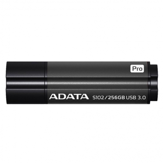 ADATA S102 Pro Advanced - 256 GB - USB Typ-A - 3.2 Gen 1 (3.1 Gen 1) - 200 MB/s - Kappe - Grau