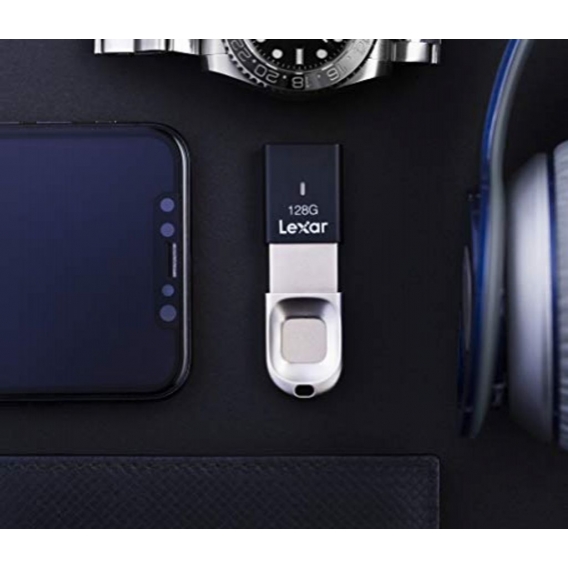 Lexar JumpDrive Fingerabdruck F35 32GB USB 3.0 Flash-Laufwerk