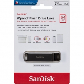 More about SanDisk iXpand Flash Drive Luxe 64GB TypC/Lig.SDIX70N-064G-GN6NN